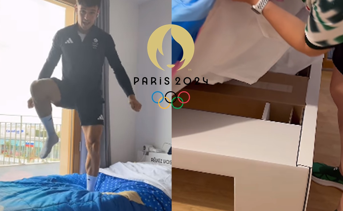 Atletas presumen camas “anti-sexo” hechas de cartón para los Juegos Olímpicos de París 2024
