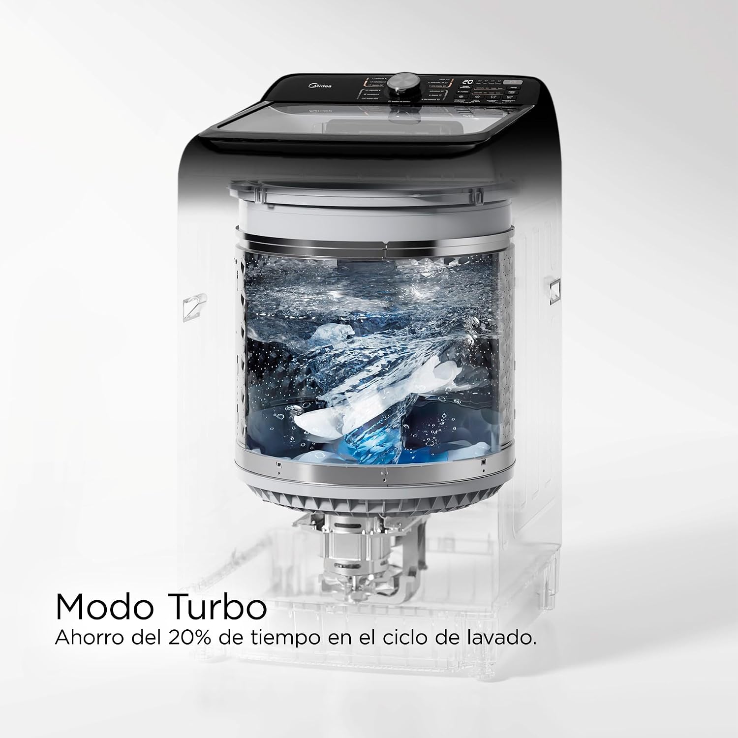 Midea MA512W16/T Lavadora Automática Carga Superior - Foto 3