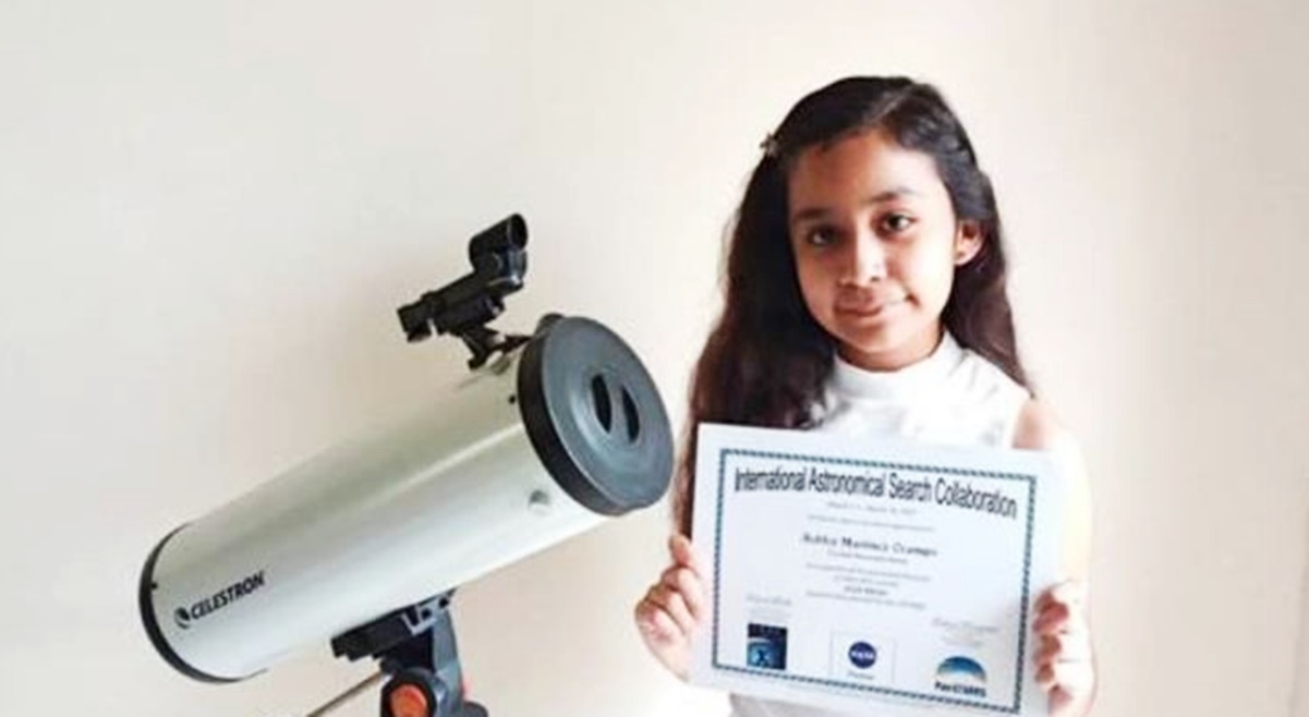 Niña mexicana descubre un asteroide para la NASA y llevará su nombre