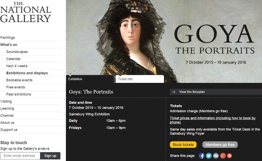 La National Gallery reúne los retratos de Goya