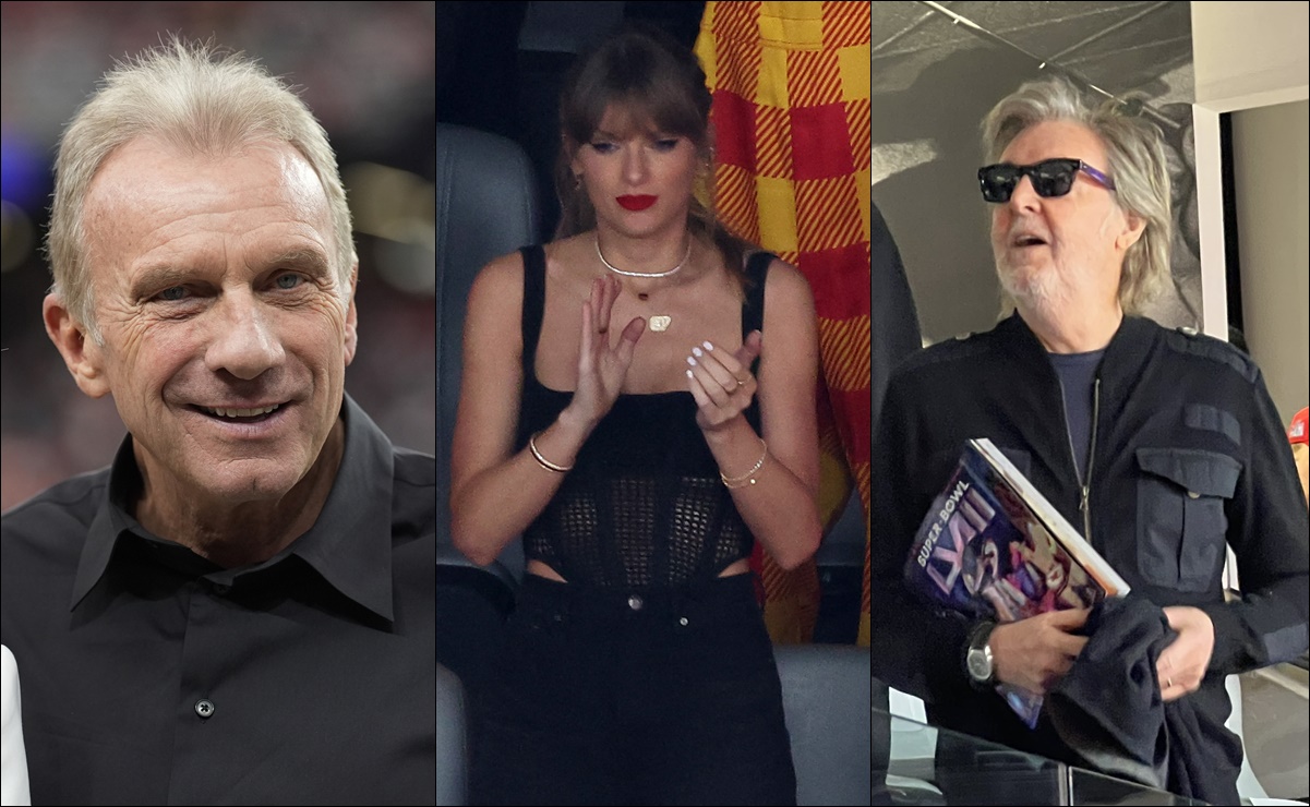 Taylor Swift, Joe Montana y Paul McCartney, entre las celebridades presentes en el Super Bowl LVIII 