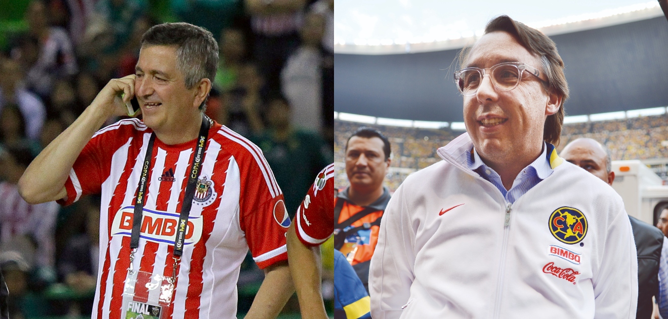 Jorge Vergara está con las Chivas y Emilio Azcárraga con el América ¿Quién ganará el próximo clásico? 