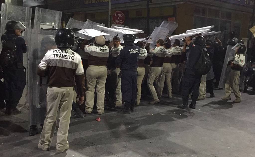 Reportan 7 agentes heridos tras desalojo en Chiapas