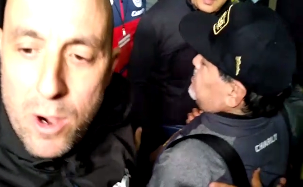 Maradona agredió a policías y aficionados al término de la final