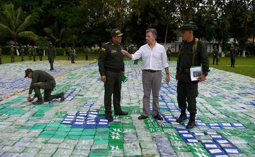Colombia logró el más grande decomiso de cocaína de su historia