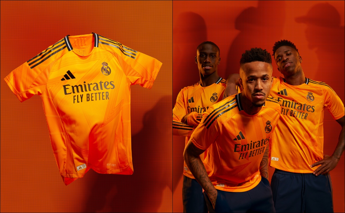 El Real Madrid vestirá de color naranja en su segundo uniforme de cara a la temporada 2024-25