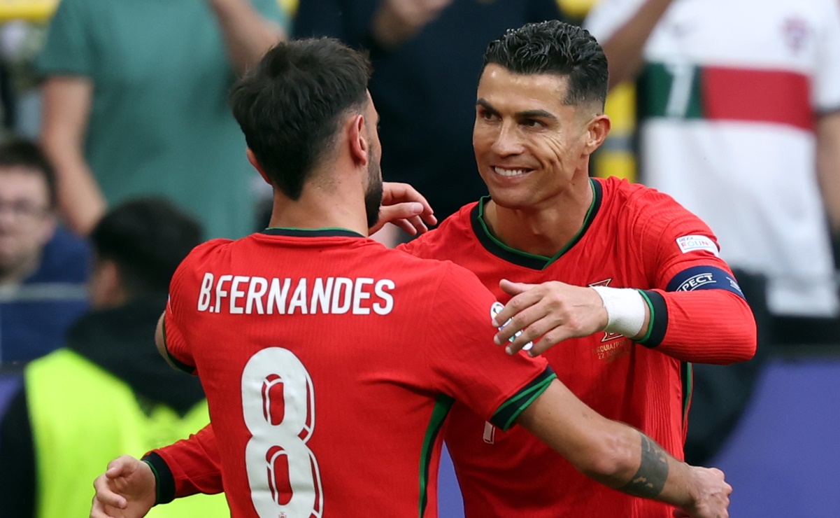 Portugal y Cristiano Ronaldo clasifican a octavos de final, tras golear a Turquía