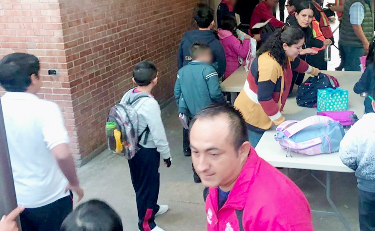 Mochilas transparentes en Colegio Cervantes de Torreón a una semana del tiroteo