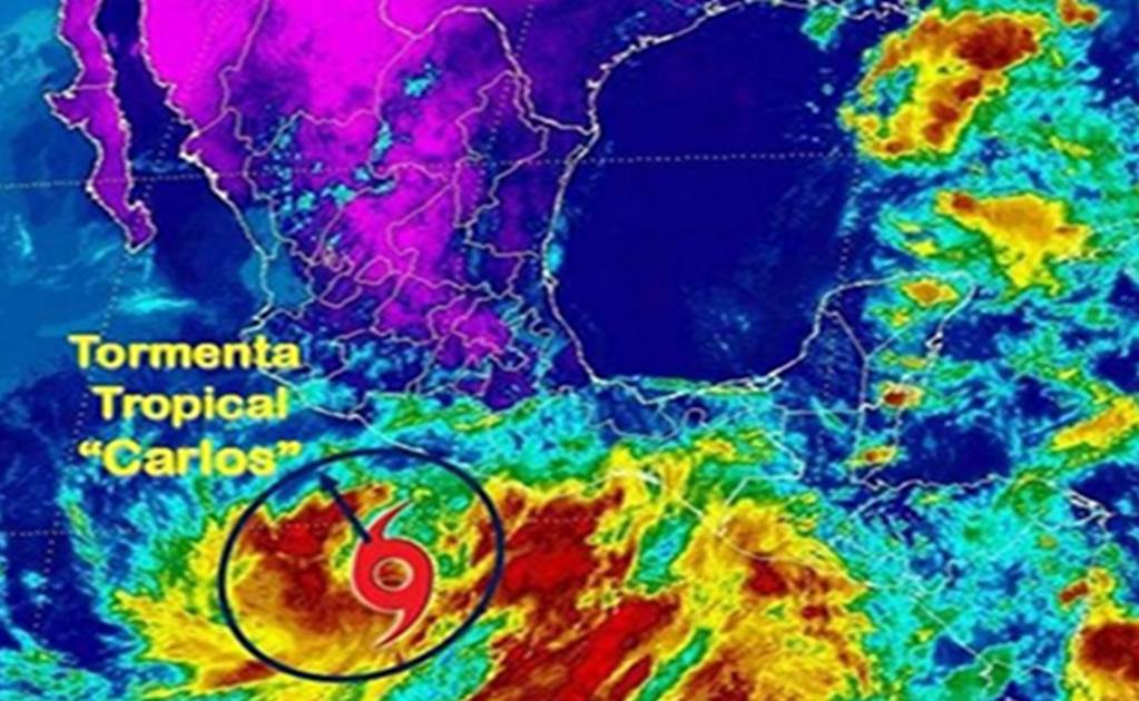 Tropical storm Carlos forms off Mexico's Pacific Coast