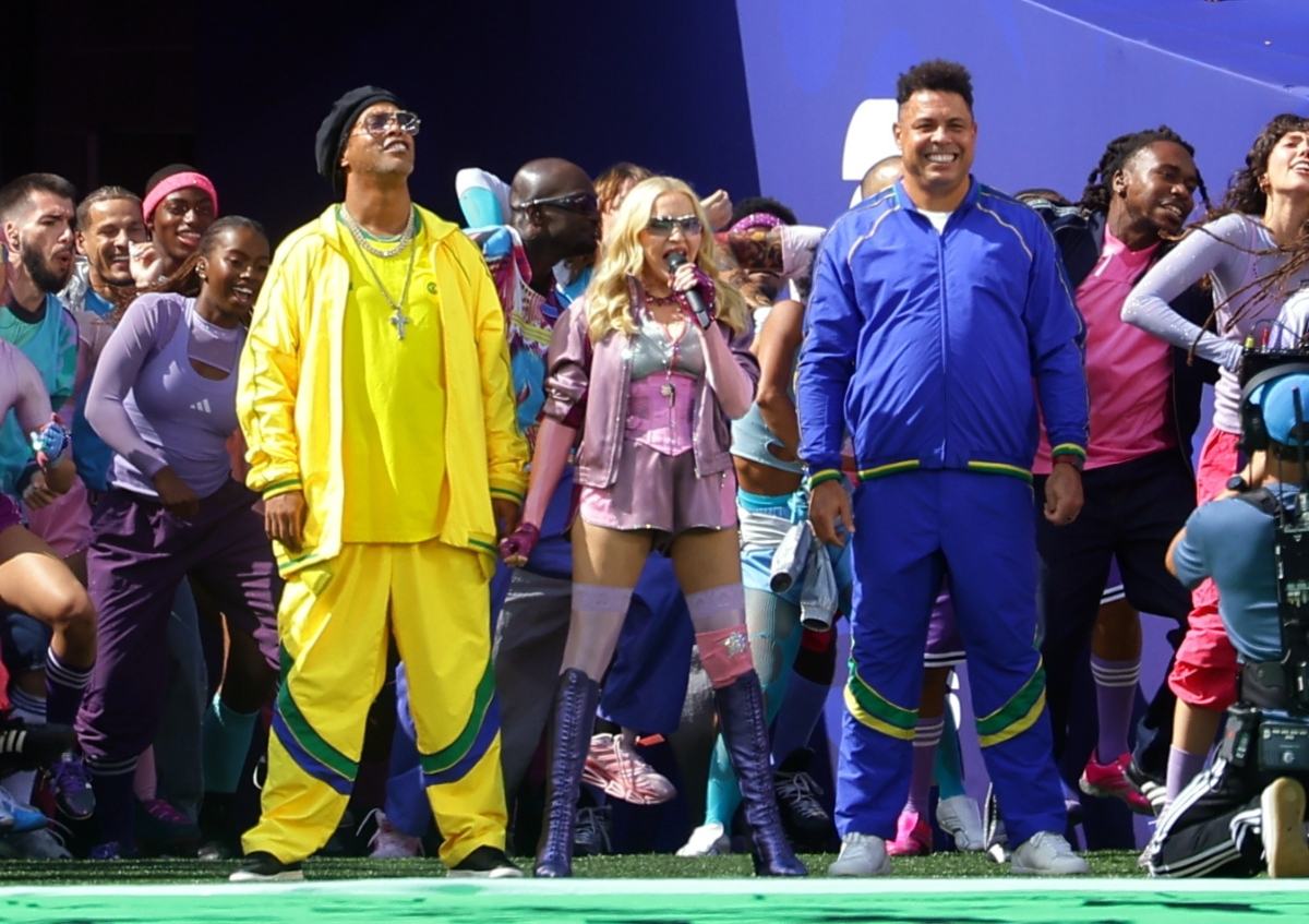 Madonna impacta con un exclusivo look de Saint Laurent en la final del Mundial 2026