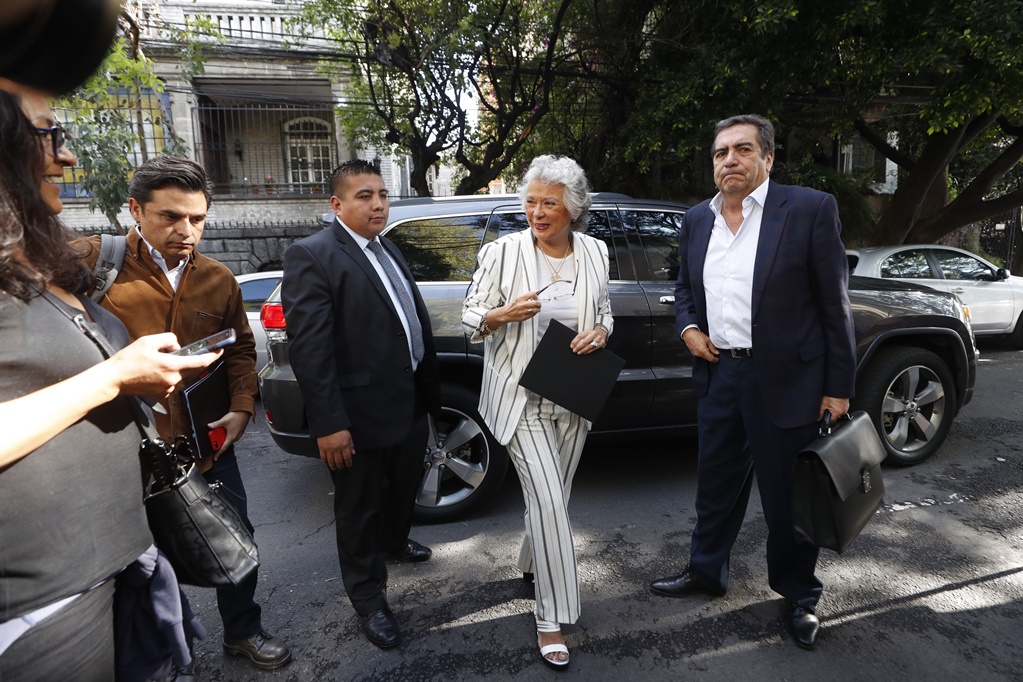 Sánchez Cordero se reúne por la tarde con Navarrete Prida en Gobernación