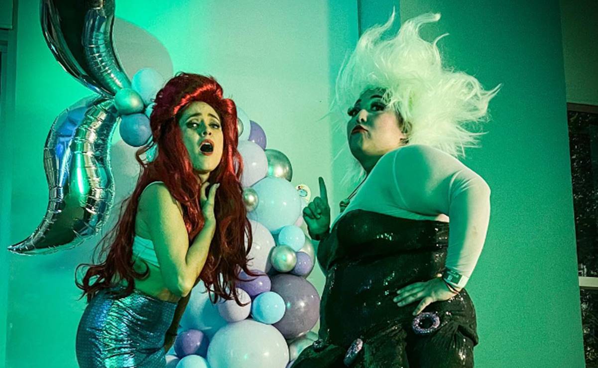 Michelle Rodríguez encanta con disfraz de Úrsula, la villana de "La Sirenita"