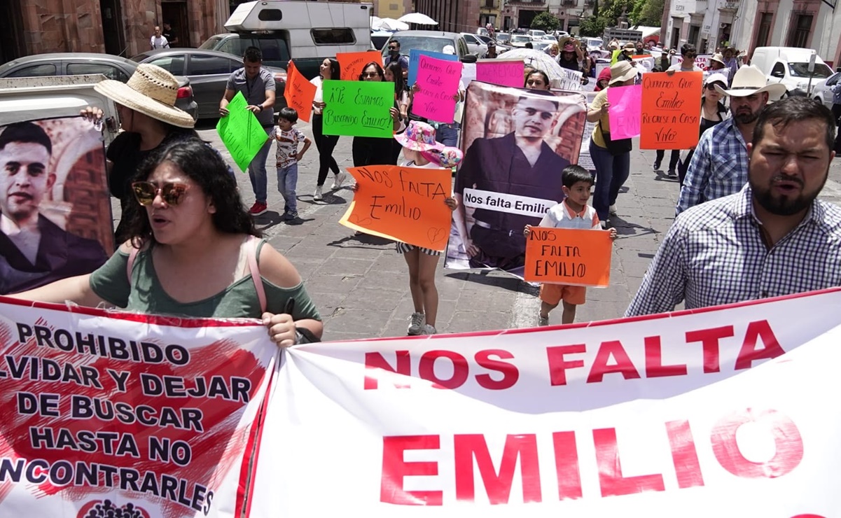 Por segunda ocasión, marchan para exigir la localización de Emilio Grijalva en Zacatecas