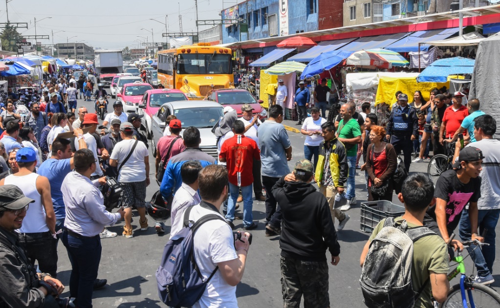 Comerciantes establecidos se deslindan de manifestación y bloqueo en Eje Central