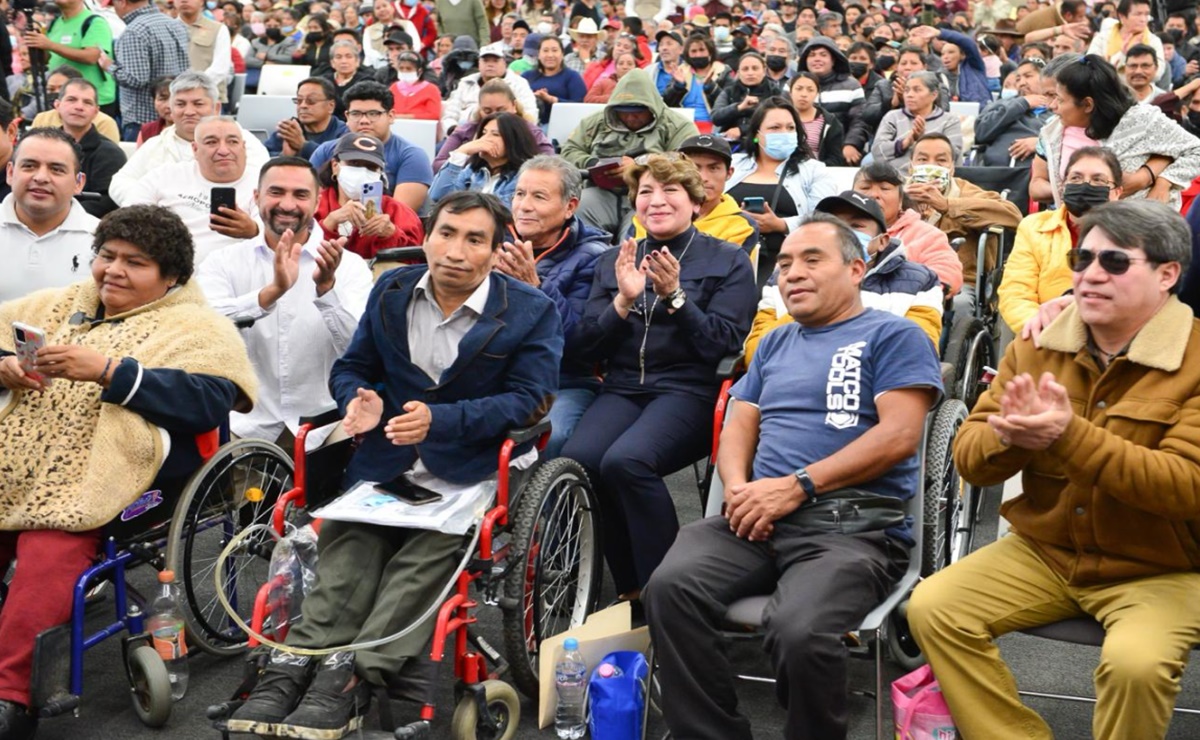 Inicia entrega de tarjetas de Pensión para el Bienestar a personas con discapacidad en Edomex