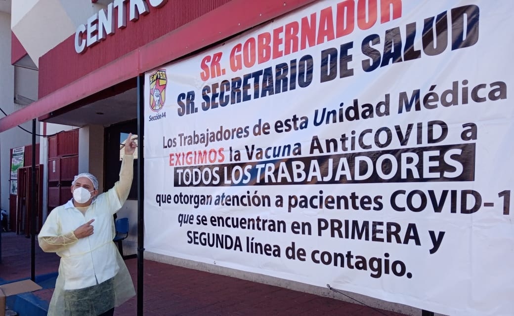 Personal de salud convoca a paro por falta de insumos contra Covid-19 en Sinaloa