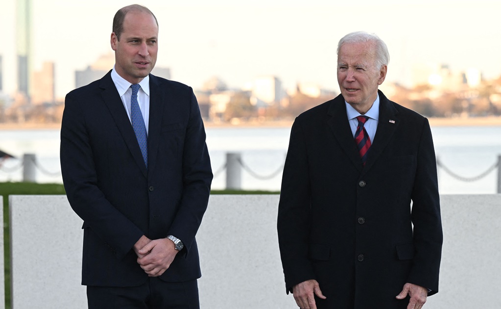 Biden y el príncipe Guillermo sostienen breve encuentro en Boston