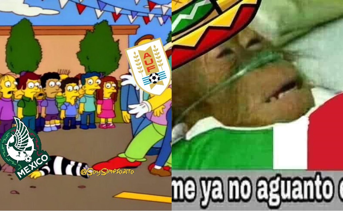 Los mejores memes que dejó la goleada de Uruguay a México