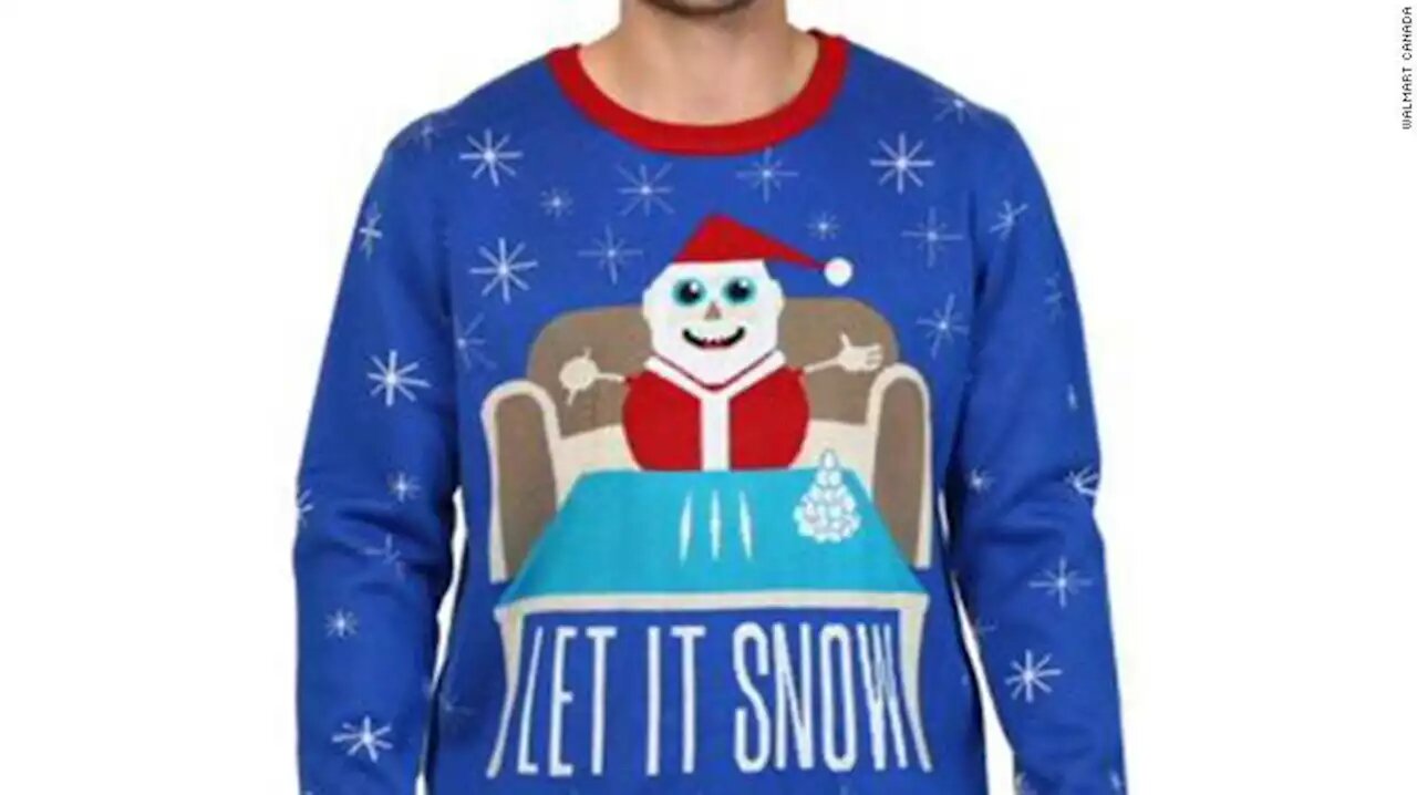 Walmart Canadá retira suéteres con estampado de Santa Claus drogándose