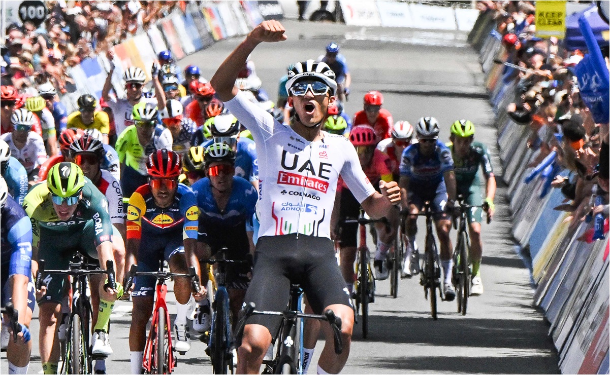 ¡Histórico! El mexicano Isaac del Toro conquista la segunda etapa del Tour Down Under en Australia