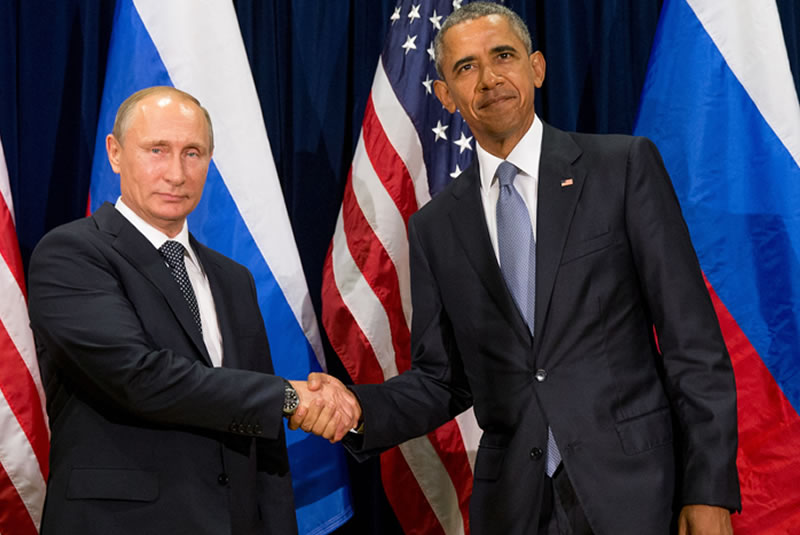 Obama y Putin brindan en la ONU