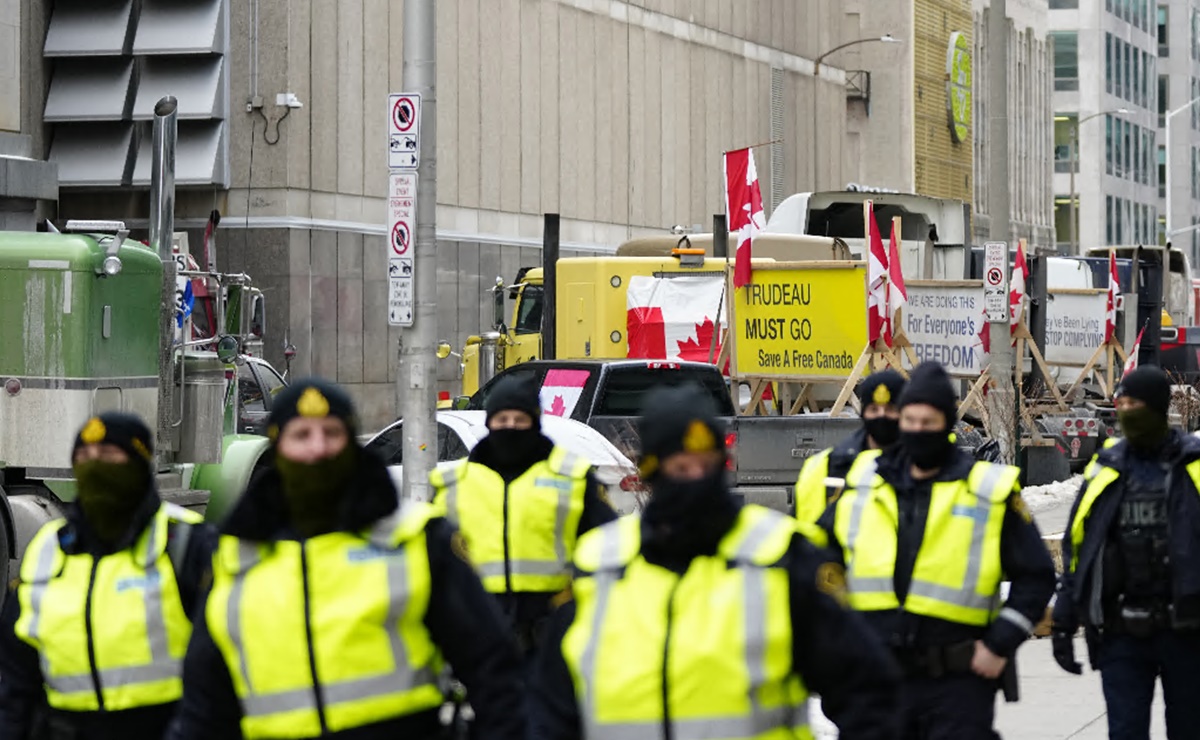 Trudeau. “Todas las opciones están sobre la mesa para desactivar protestas"