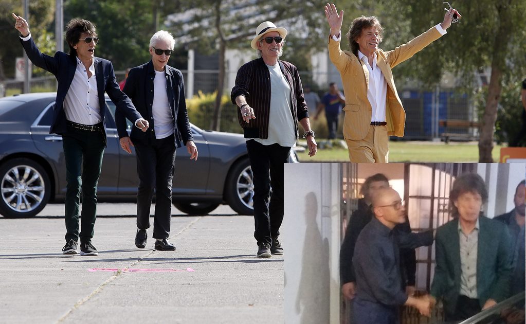 The Rolling Stones se relaja antes de concierto en Chile