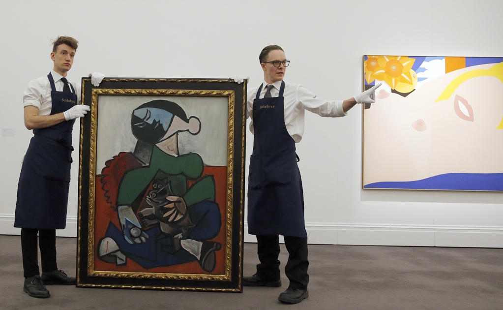 Sotheby's alcanza ventas millonarias en arte contemporáneo