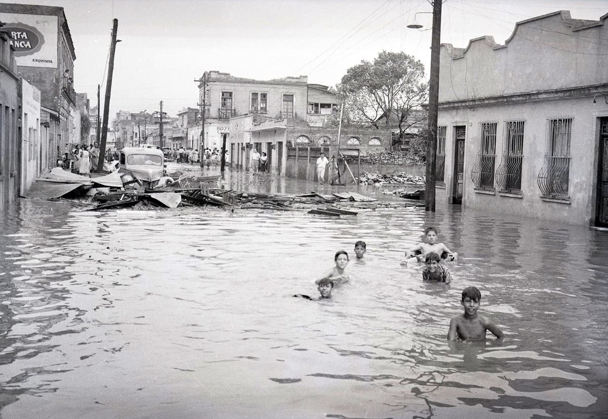El diluvio que desbordó los ríos de la CDMX en 1955
