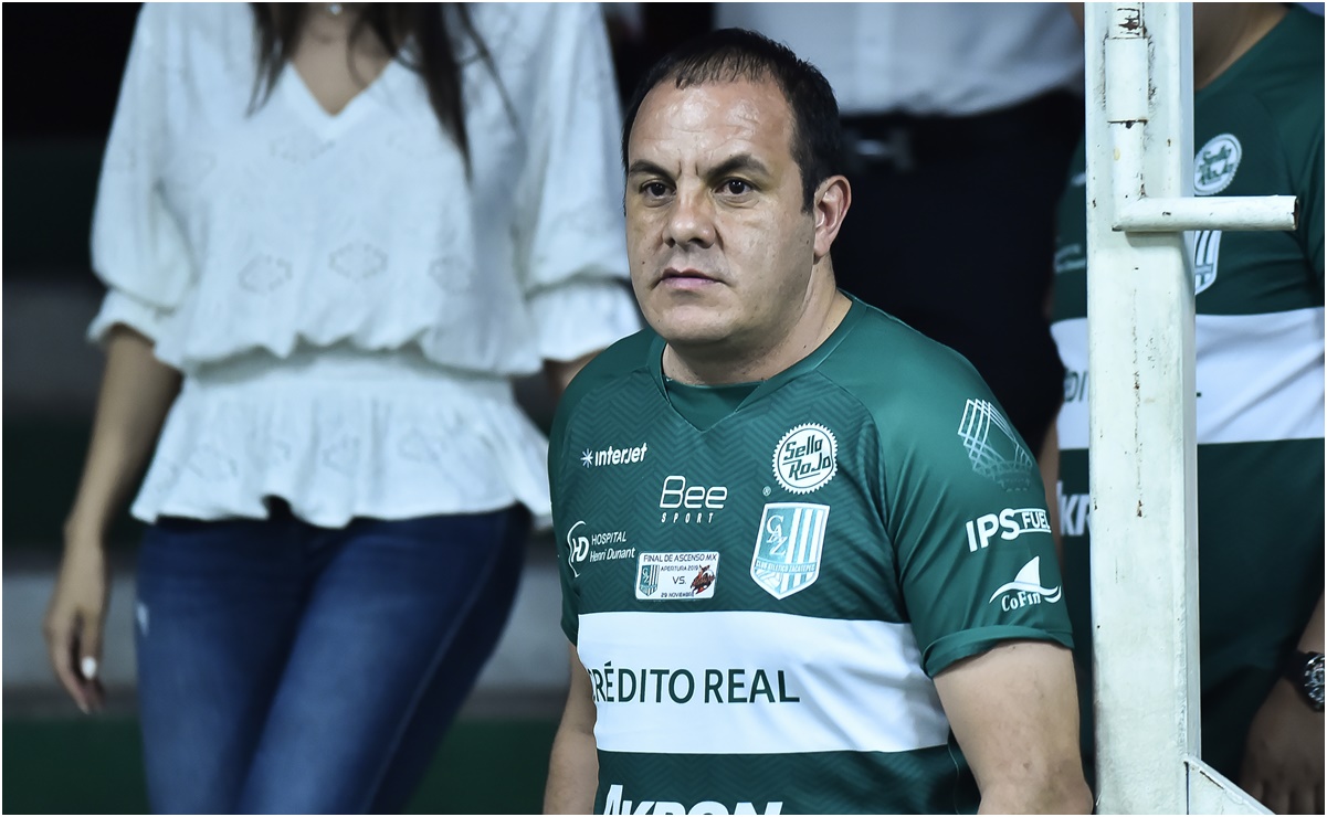 Cuauhtémoc Blanco cumpliría su sueño futbolístico en Morelos