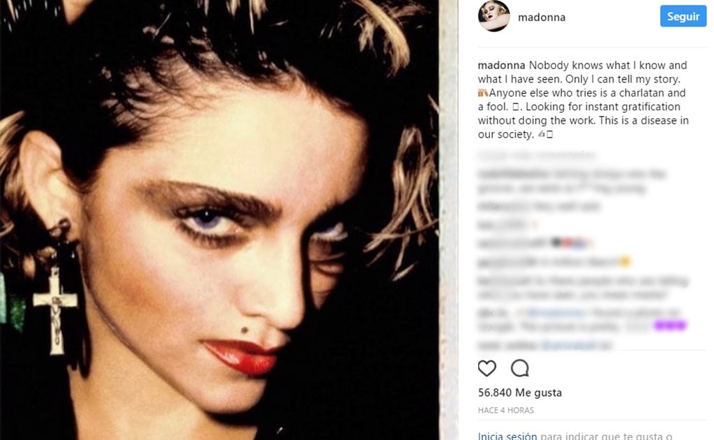 Madonna reacciona ante anuncio de película sobre su vida