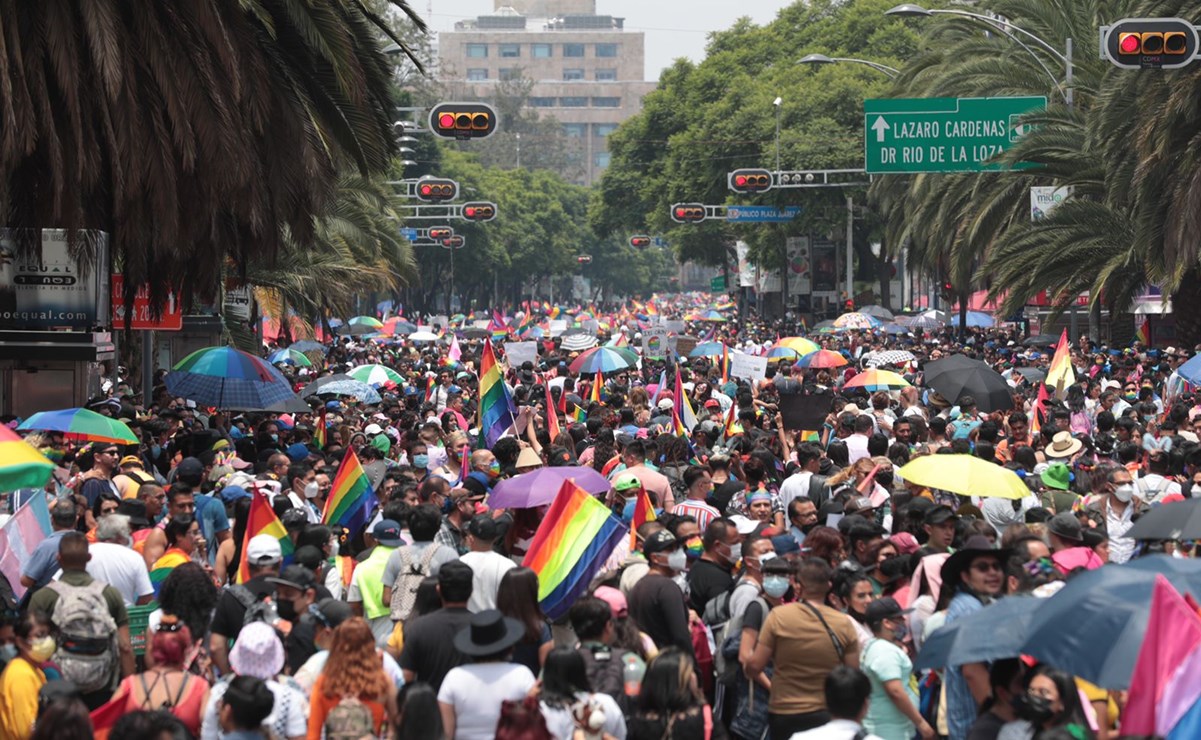 De Sheinbaum a Luévano: los políticos que participaron en la Marcha LGBTTTI+