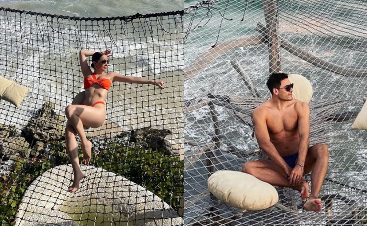 Carlos Rivera y Cynthia Rodríguez comparten vacaciones, pero no fotos juntos