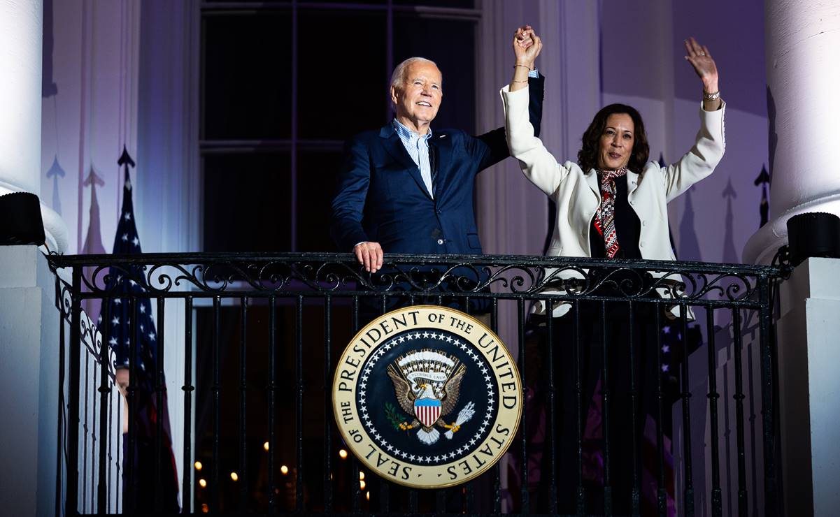 Tras renuncia de Biden a la reelección, Kamala Harris suma apoyos