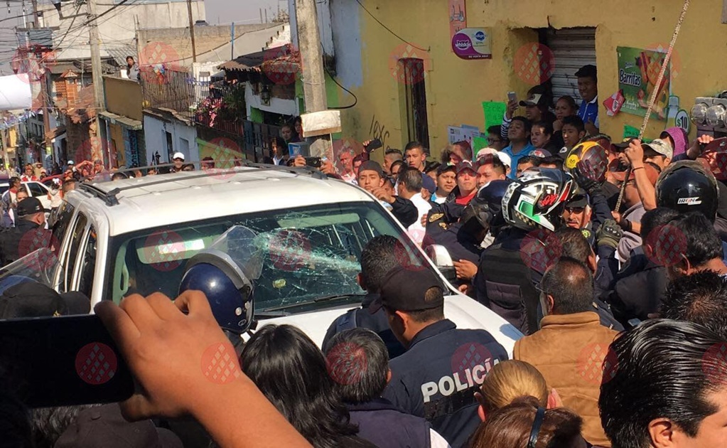 Detienen a presunto ladrón en Cuajimalpa tras intento de linchamiento