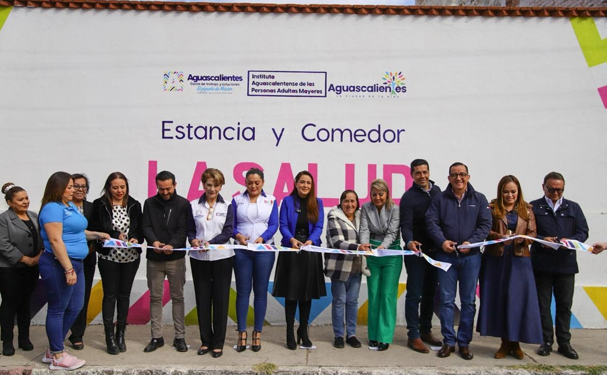 Teresa Jiménez inaugura comedores y estancias para adultos mayores en ciudad de Aguascalientes