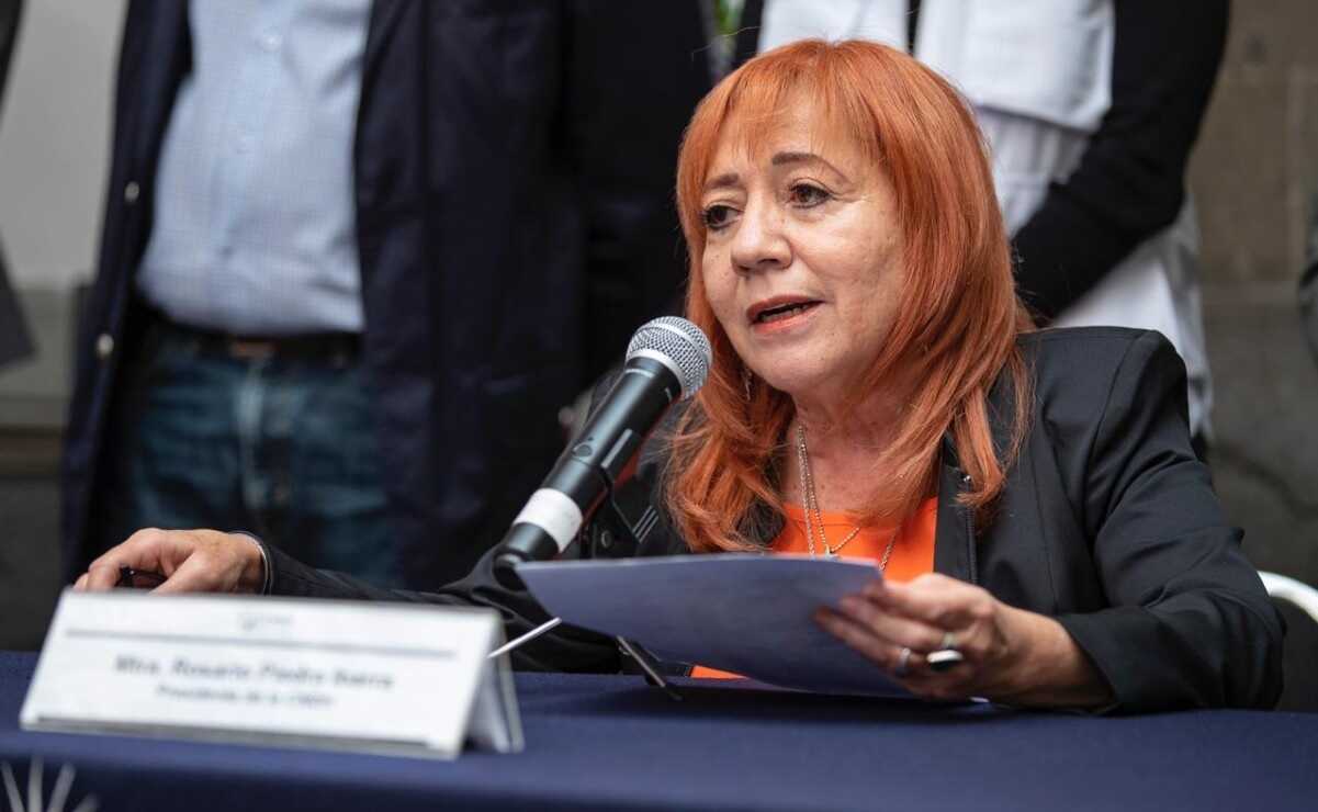 Rosario Piedra acusa a oposición de "pretender convertir en rehén de intereses partidistas a la CNDH"