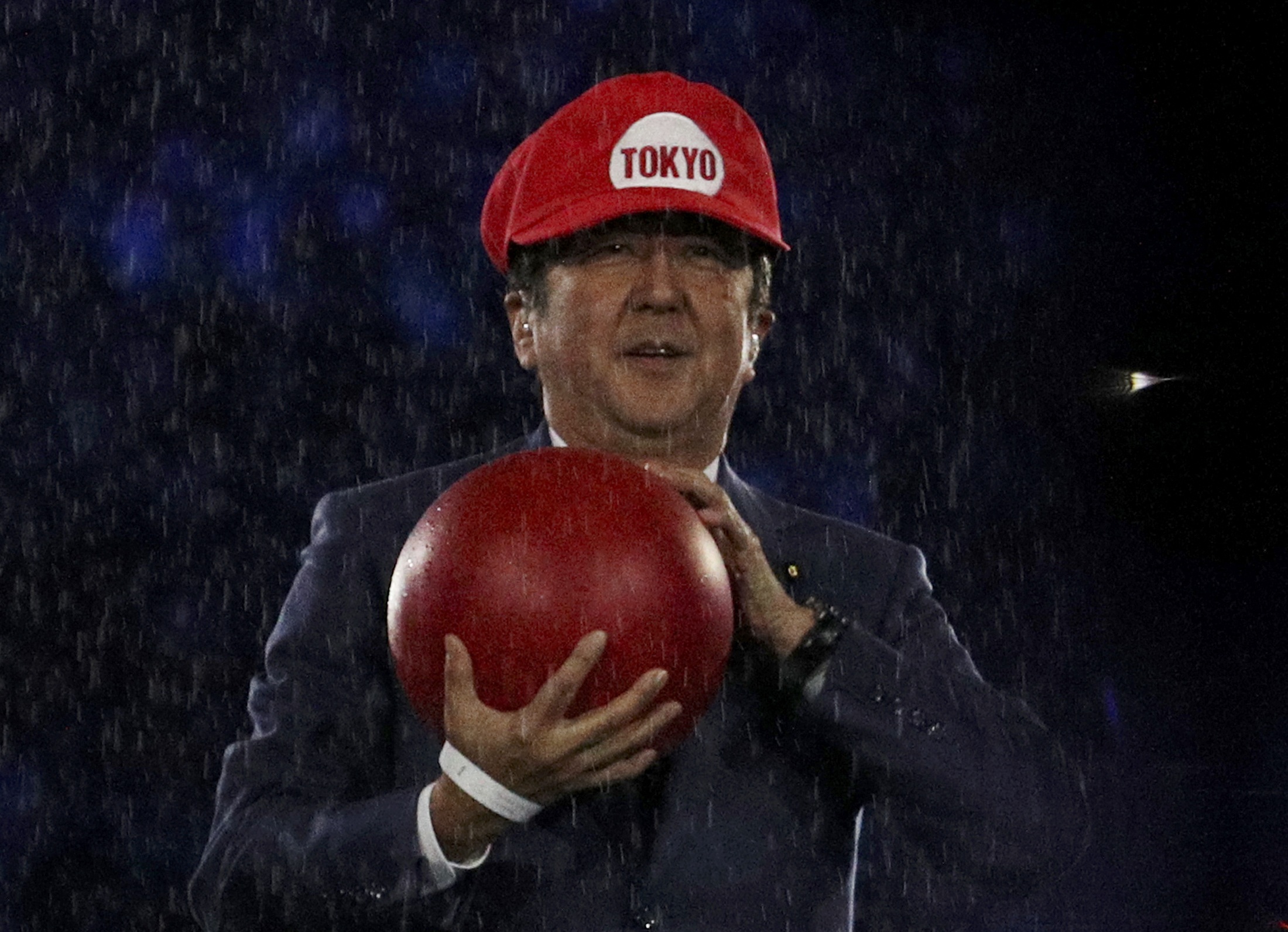 Mario Bros aparece en Río para presentar JO de Tokio 2020