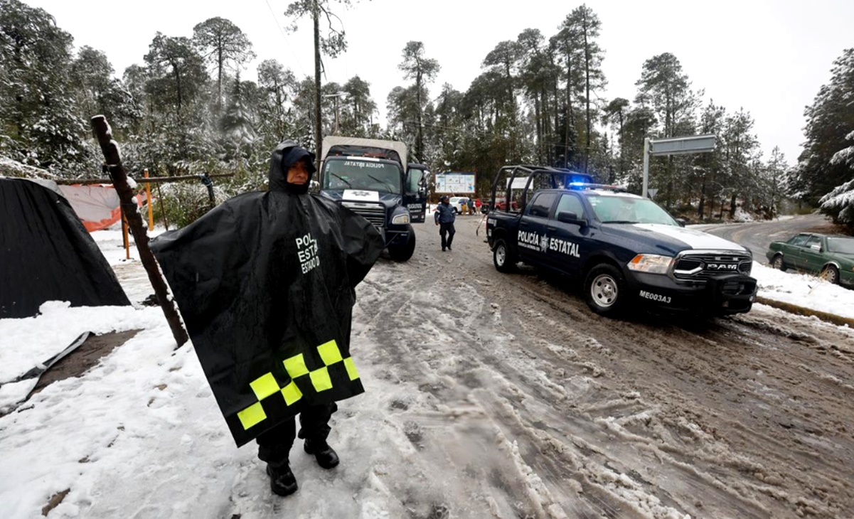 Cierran acceso al Nevado de Toluca por bajas temperaturas