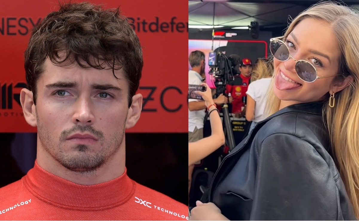 Influencer mexicana presume que "flechó" a Charles Leclerc en el Gran Premio de México