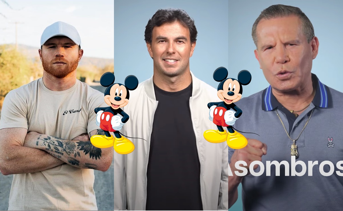 Canelo Álvarez, Checo Pérez y Julio César Chávez se unen para ofrecer proyecto de Mickey Mouse