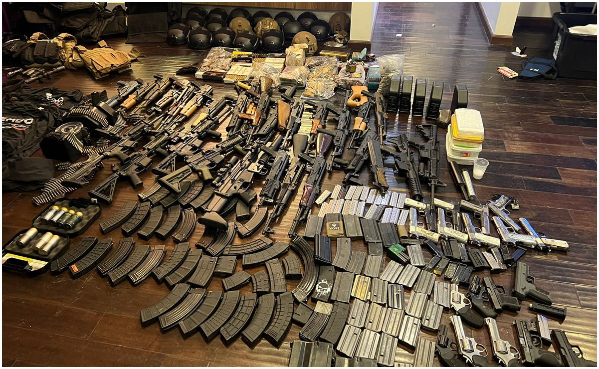 Asegura Ejército arsenal, droga y hasta lanzagranadas en Tijuana, Baja California