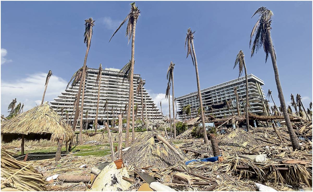 Advierten un desastre ecológico en Acapulco por Huracán Otis