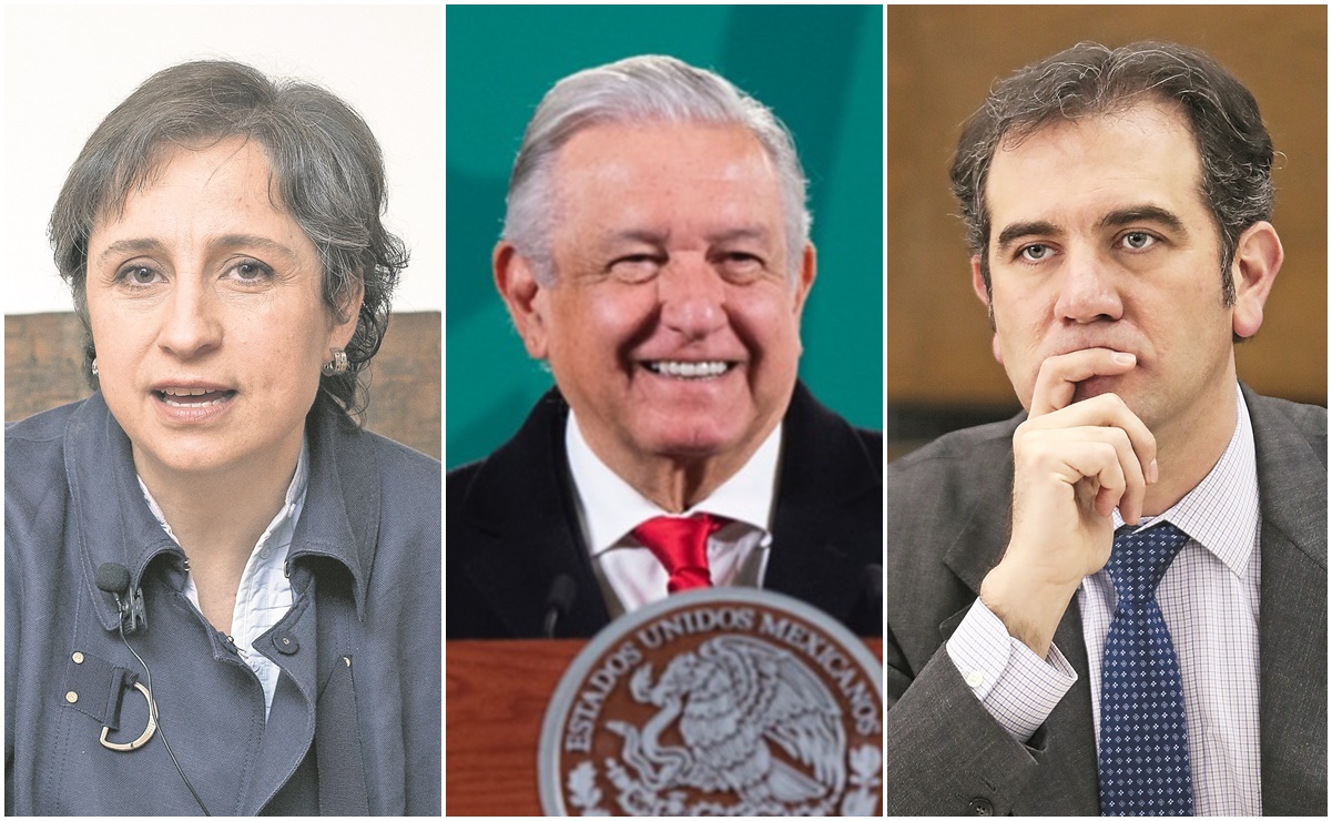 AMLO critica a Lorenzo Córdova por ser comentarista con Aristegui, quien tenía “una postura distinta”