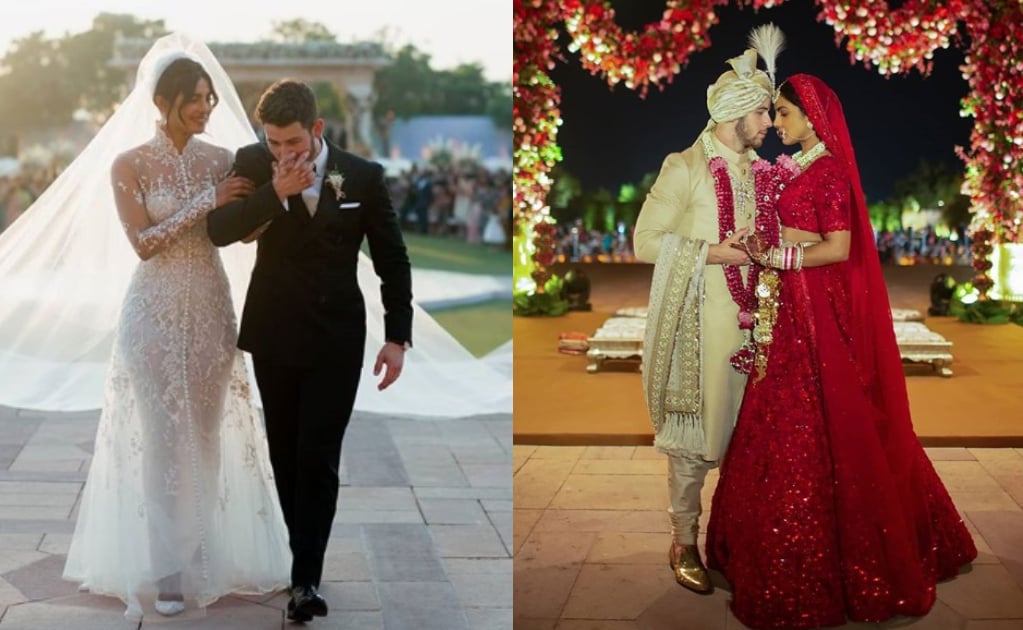 El significado de los vestidos de novia de Priyanka Chopra