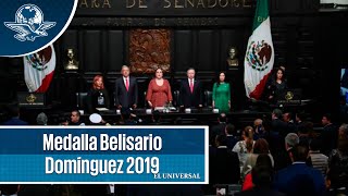 Entregan medalla Belisario Domínguez 2019 a Rosario Ibarra de Piedra