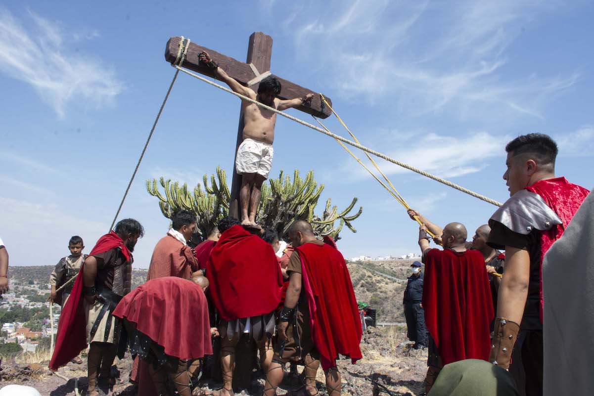 El Viacrucis de La Cañada cumple 60 años de realizarse en Querétaro 