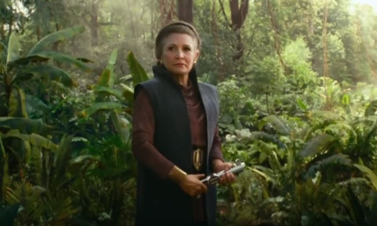 Leia sostiene un sable láser en el nuevo avance de "Star Wars: El ascenso de Skywalker"