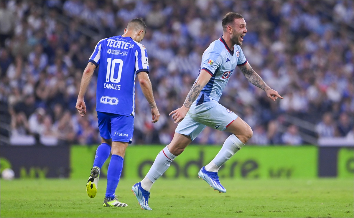 Cruz Azul golpeó primero en Monterrey; ganó la ida de Semifinales y cierra en casa