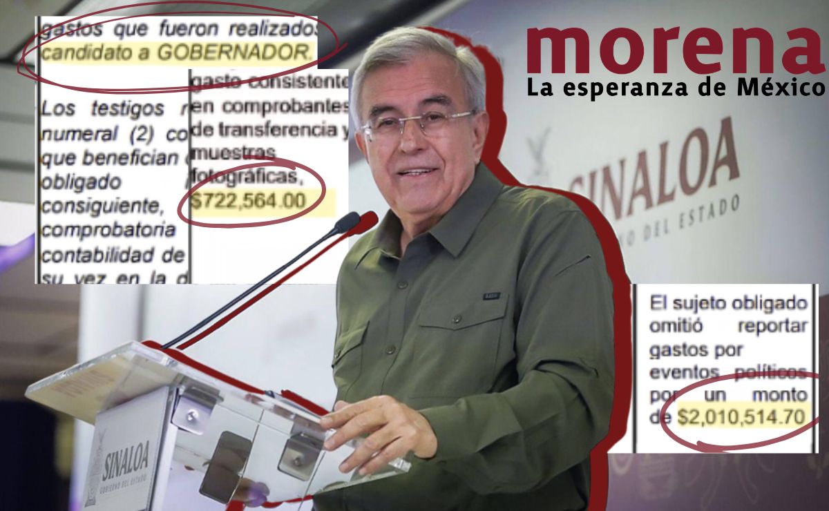 El INE halló al menos 12 irregularidades vinculadas al gasto de la campaña de Rocha en 2021. Ilustración: Angélica Vázquez